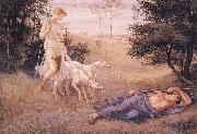 Walter Crane Diana and Endymion Germany oil painting artist